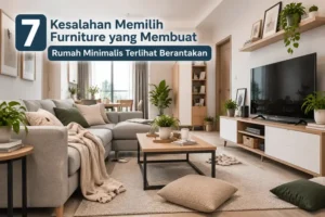 kesalahan memilih furniture rumah minimalis