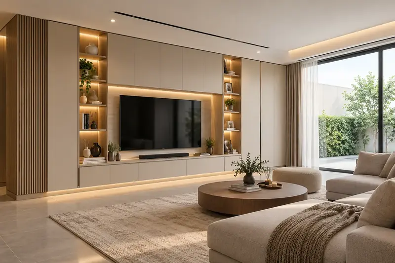 Inspirasi kamar tidur dengan furniture built in