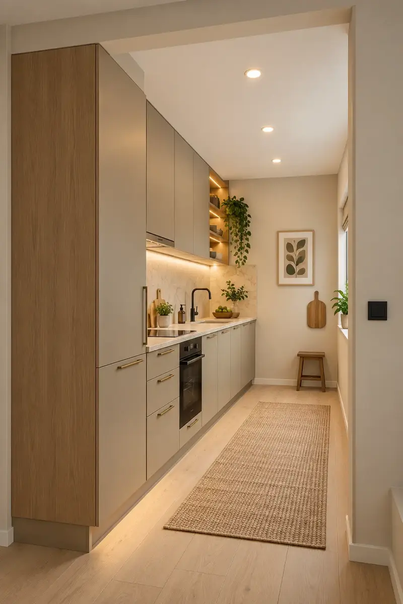 Inspirasi kitchen set dengan oven dan kabinet