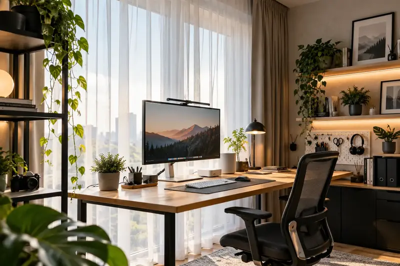 Inspirasi workstation kantor modern