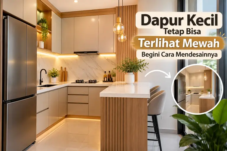 Dapur Kecil Tetap Bisa Terlihat Mewah, Begini Cara Mendesainnya