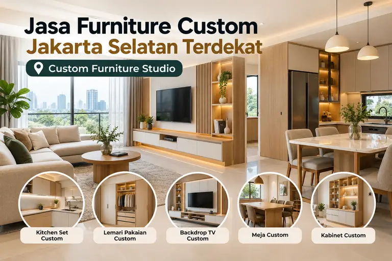 Jasa Furniture Custom Jakarta Selatan Terdekat | Custom Furniture Studio