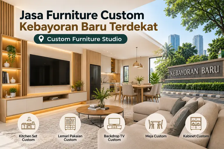 Jasa Furniture Custom Kebayoran Baru Jakarta Selatan Terdekat | Custom Furniture Studio