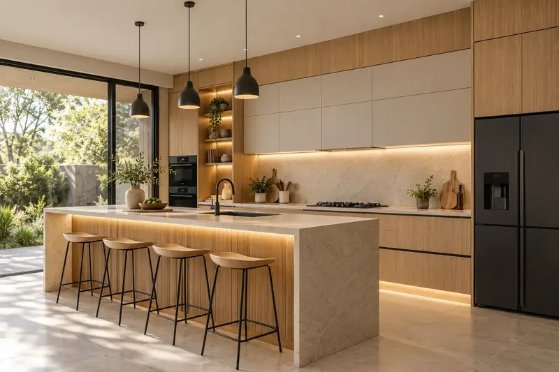 Inspirasi kitchen set custom modern
