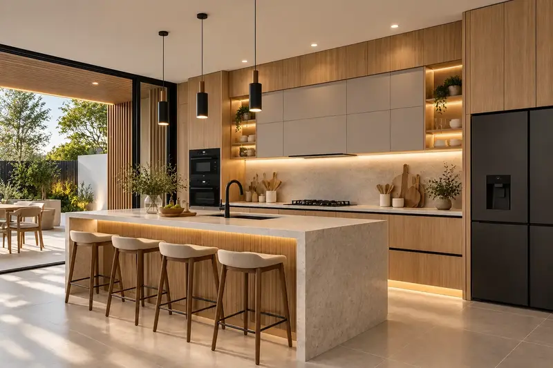 Inspirasi kitchen set custom modern