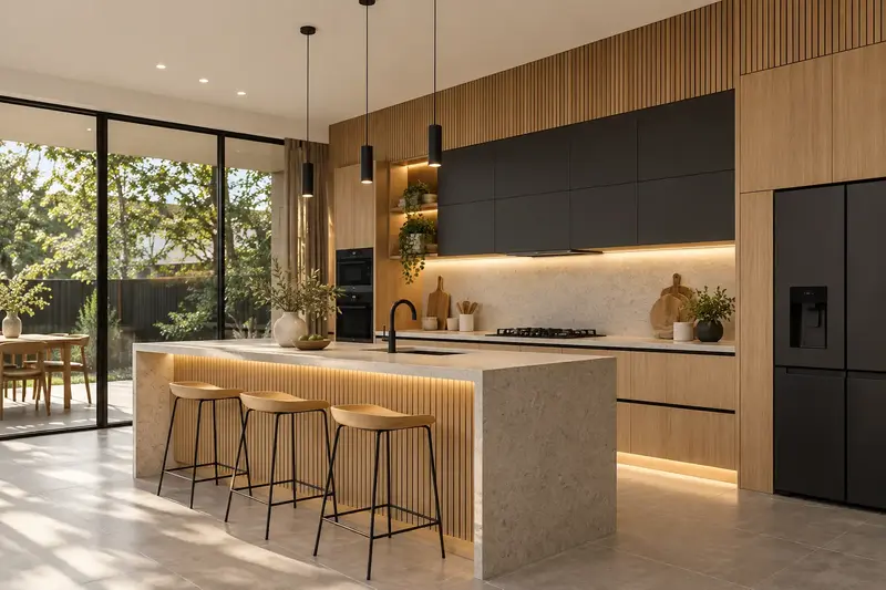 Inspirasi kitchen set custom modern