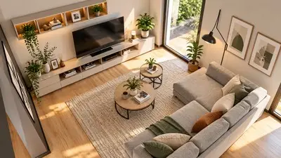 Tata letak furniture ruang keluarga untuk menjaga sirkulasi tetap nyaman