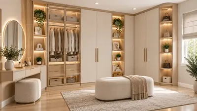 Wardrobe custom untuk kamar tidur