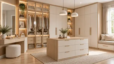 Wardrobe custom untuk kamar tidur